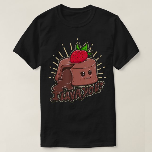 Camiseta I Lava You Funny I Love You Romantic Valentines Da (Frente do Design)
