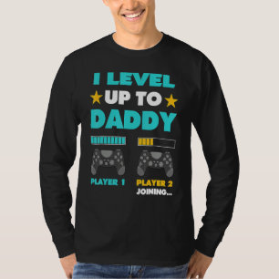 Camiseta I Level Up To Pai Video Game Dia de os pais