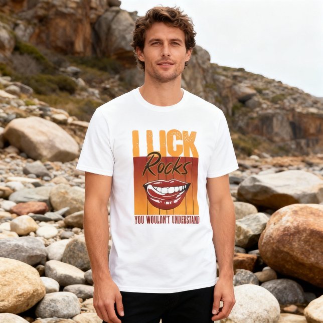Camiseta I Lick Rocks Funny Geologist (Criador carregado)