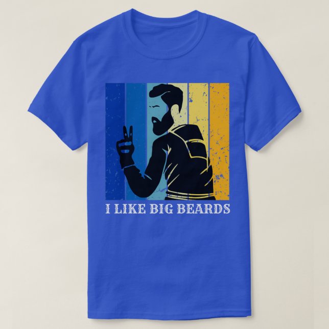 Camiseta I like big beards 12 (Frente do Design)