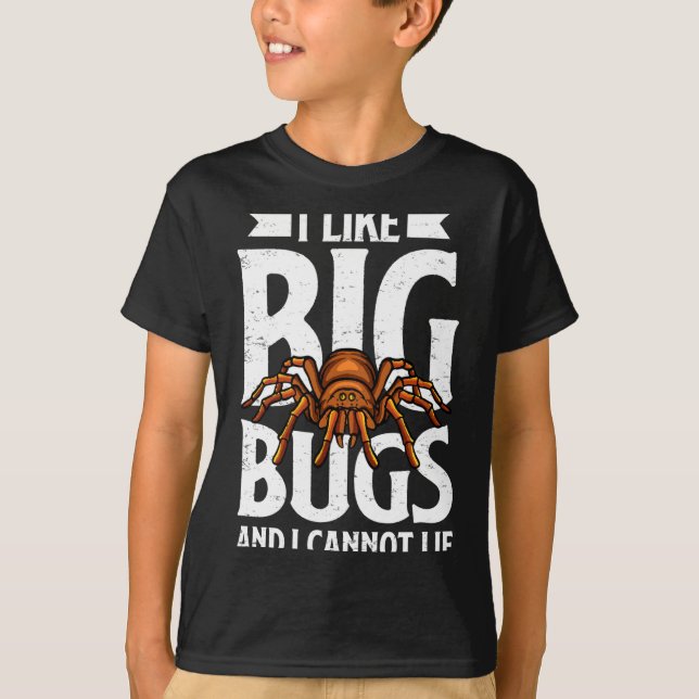 Camiseta I Like Big Bugs And I Cannot Lie Funny Tarantula L (Frente)