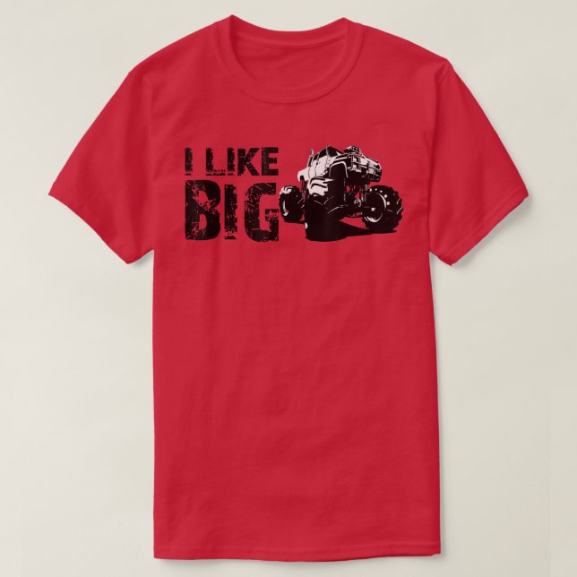 Camiseta I like big trucks  (Frente do Design)