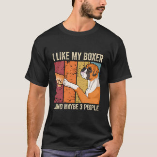 Camiseta I Like My Boxer