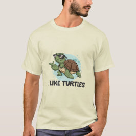 Camiseta I Like Turtles
