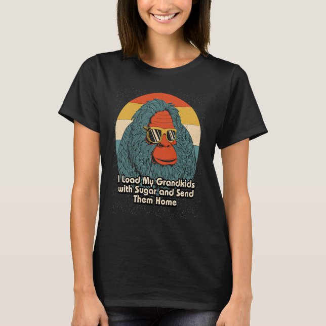 Camiseta I Load Our Grandkids With Sugar Grandpa Fathers Da (Frente)