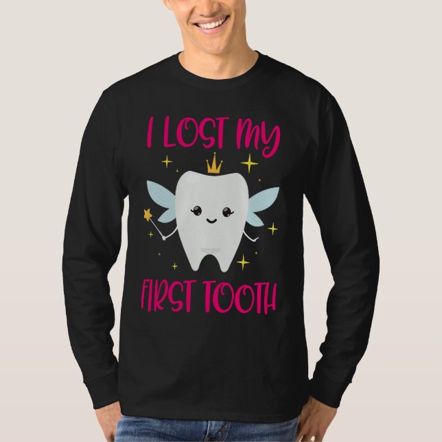 Camiseta I Lost My First Tooth 1st Tooth Fairy  Daughter (Frente)