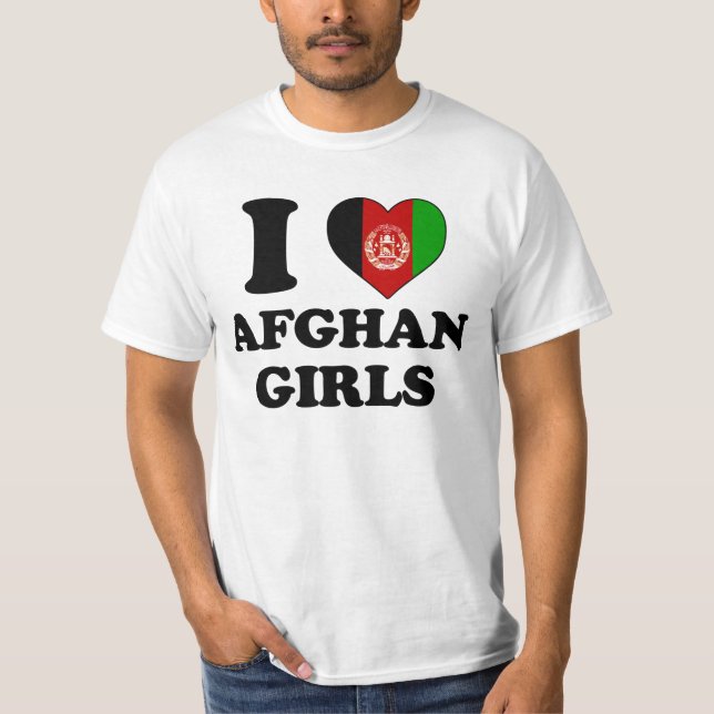 Camiseta I love Afghan Girls (Frente)