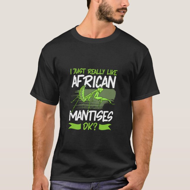 Camiseta I Love African Mantis (Frente)
