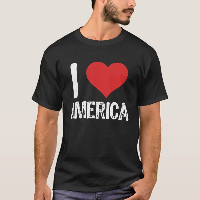 Camiseta I Love America (Frente)