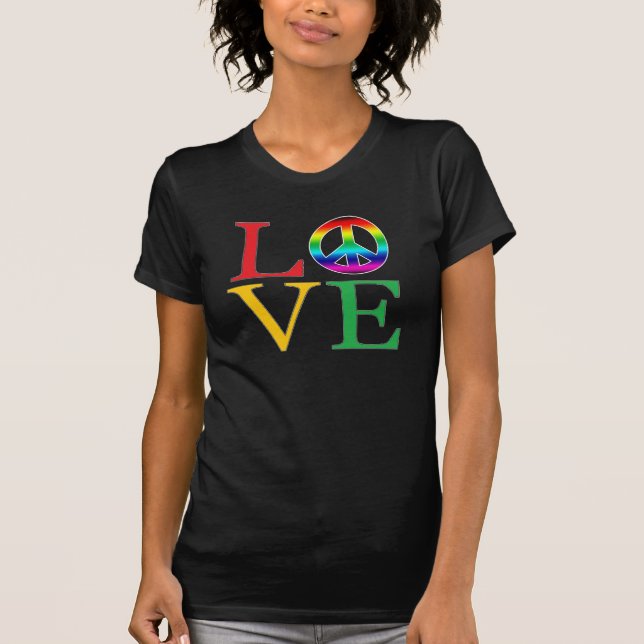 Camiseta I Love and Peace T-Shirt (Frente)