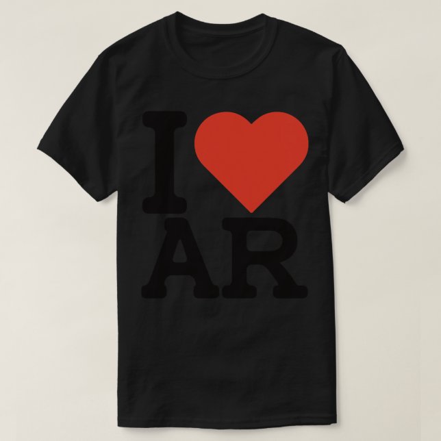 Camiseta I Love Arkansas TShirt 3 (Frente do Design)