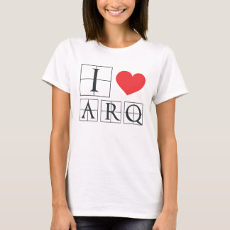 Camiseta I Love Arq
