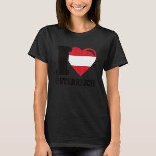 Camiseta I Love Austria Homeland Austrian Flag 4