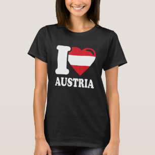 Camiseta I Love Austria Homeland Austrian Flag 7