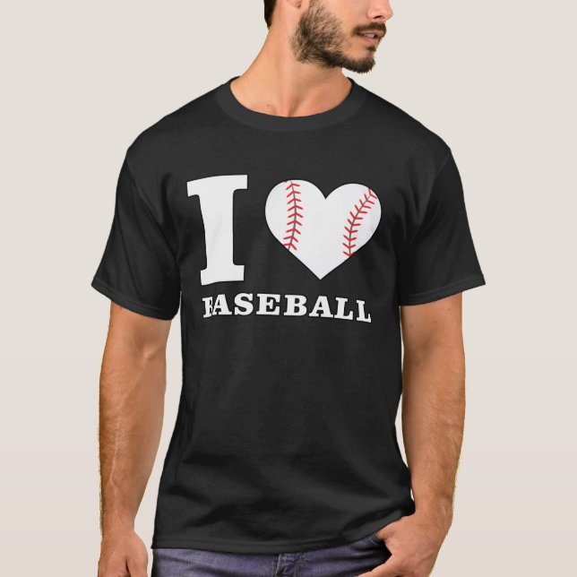 Camiseta I Love Baseball (Frente)