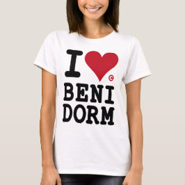 CAMISETA I LOVE BENIDORM