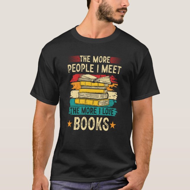 Camiseta I Love Books Reading Bookworm Reader Library (Frente)