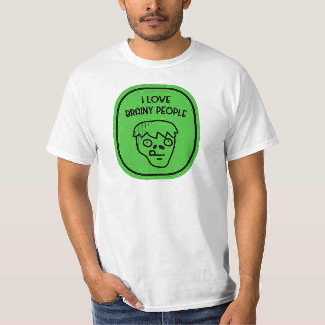 Camiseta I Love Brain People (Frente)