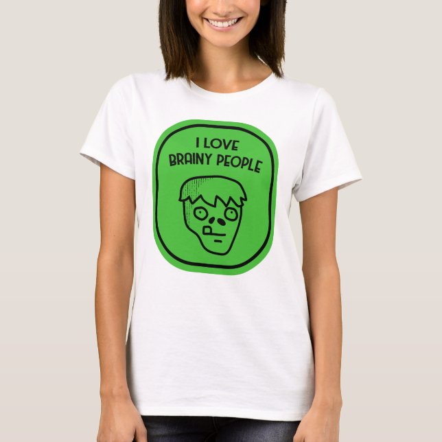 Camiseta I Love Brain People (Frente)