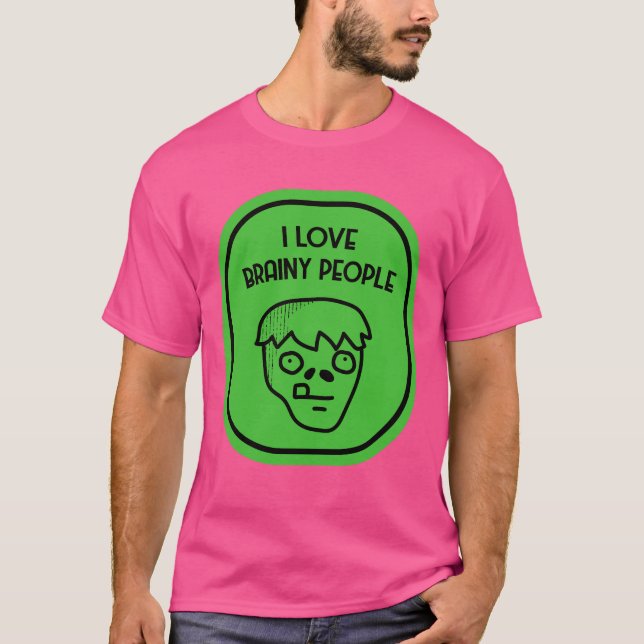 Camiseta I Love Brain People (Frente)