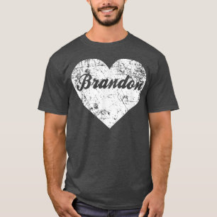 Camiseta I Love Brandon , Engraçado, Cute South Dakota Gift