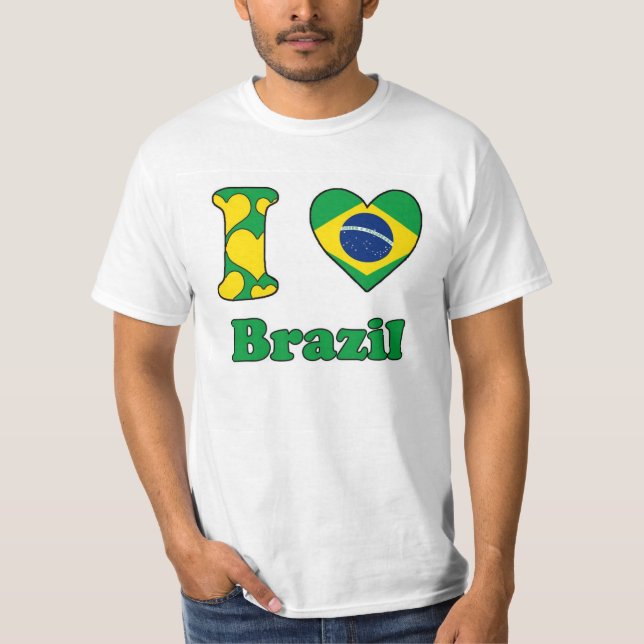 Camiseta I love Brazil (Frente)