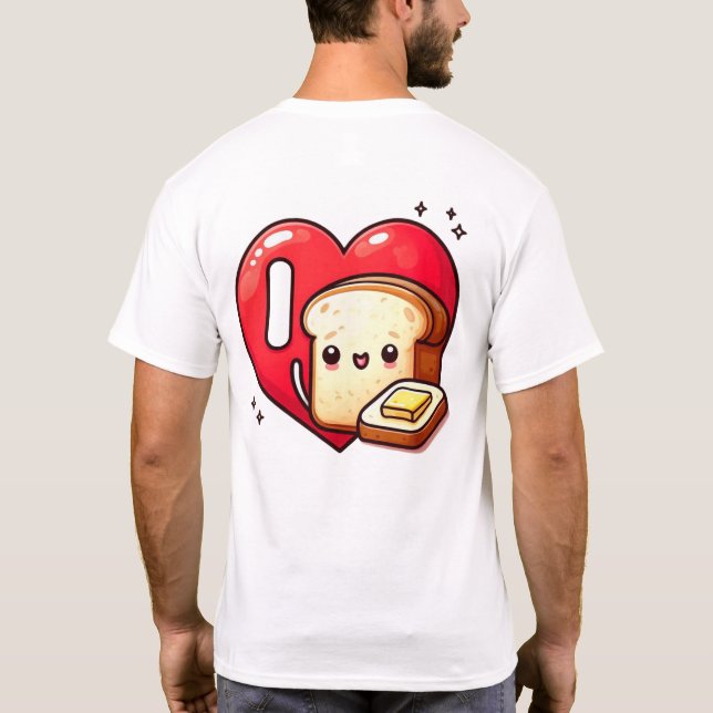 Camiseta I love Bread & Butter (Verso)
