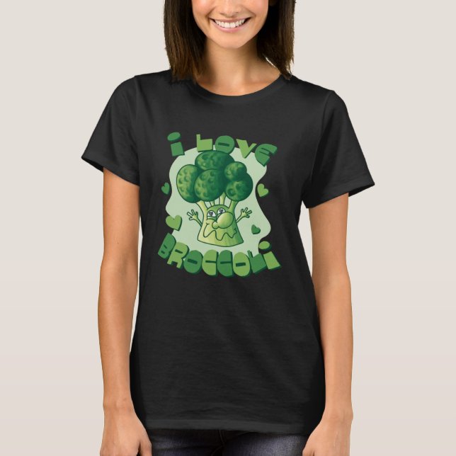 Camiseta I love broccoli (Frente)