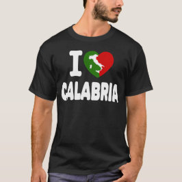 Camiseta I Love Calabria ,( I Heart Calabria)