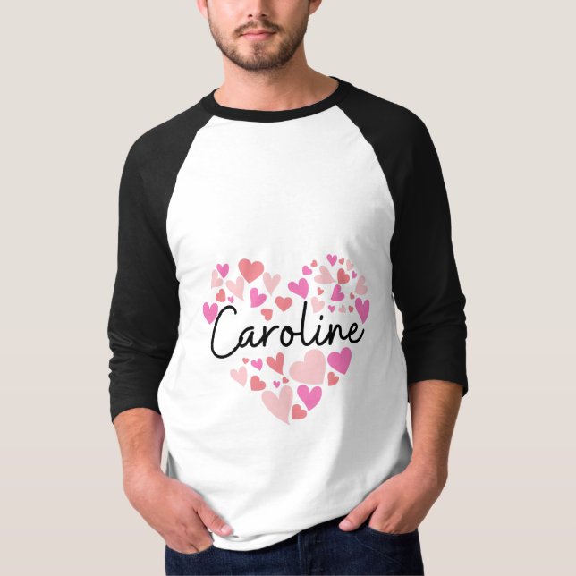 Camiseta I love Caroline (Frente)