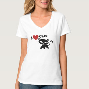 Camiseta I Love Cat