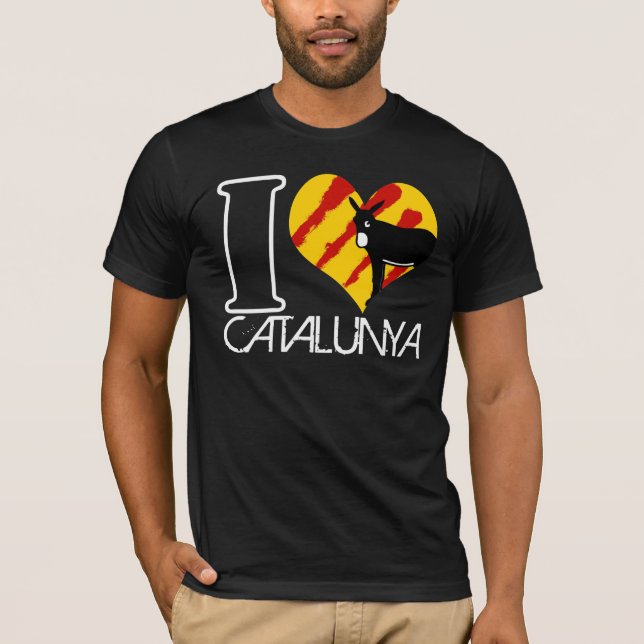 Camiseta I Love Catalunya (Frente)