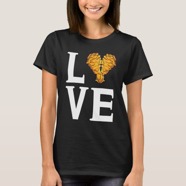Camiseta I Love Chicken Wings   Wings   (Frente)