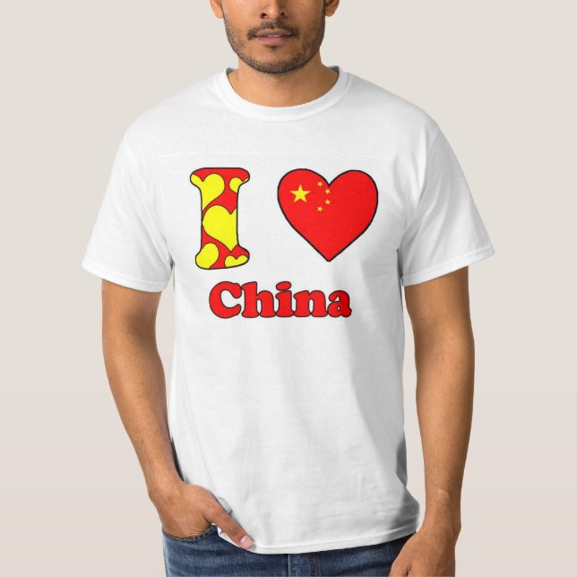 Camiseta I love China (Frente)