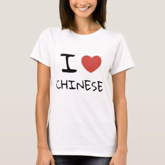 CAMISETA I LOVE CHINESE