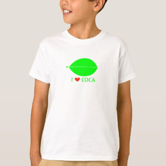 Camiseta I LOVE COCA T-shirtrs kIds youth gift mens 子供服 ギフト