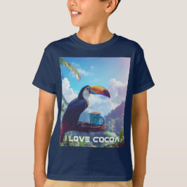 CAMISETA I LOVE COCOA - TOUCAN