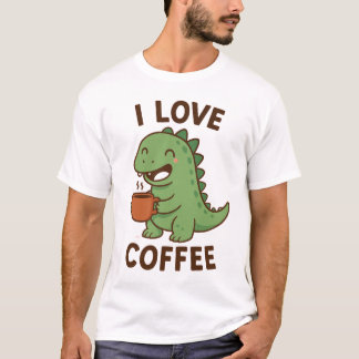 Camiseta I love coffee Men's Basic T-Shirt