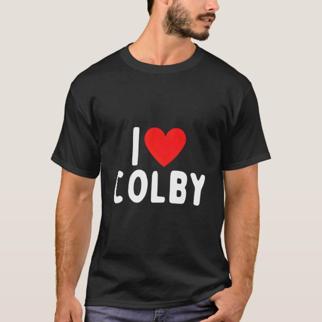 Camiseta I Love Colby (Frente)