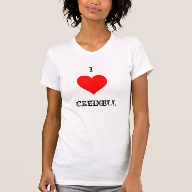 CAMISETA I LOVE CREIXELL (Frente)