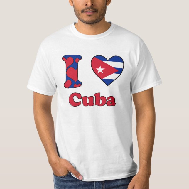 Camiseta I love Cuba (Frente)