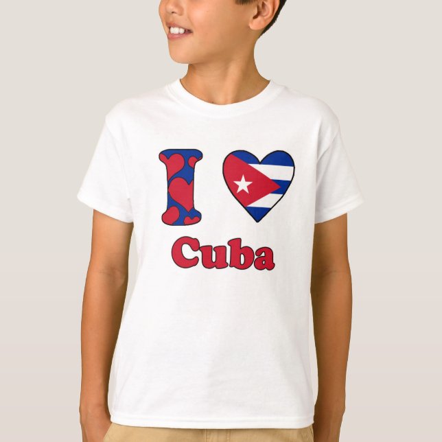 Camiseta I love Cuba (Frente)