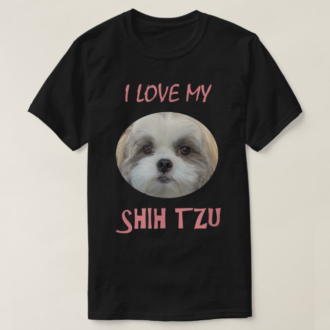 Camiseta I Love Daphne the ShiTzu  (Frente do Design)