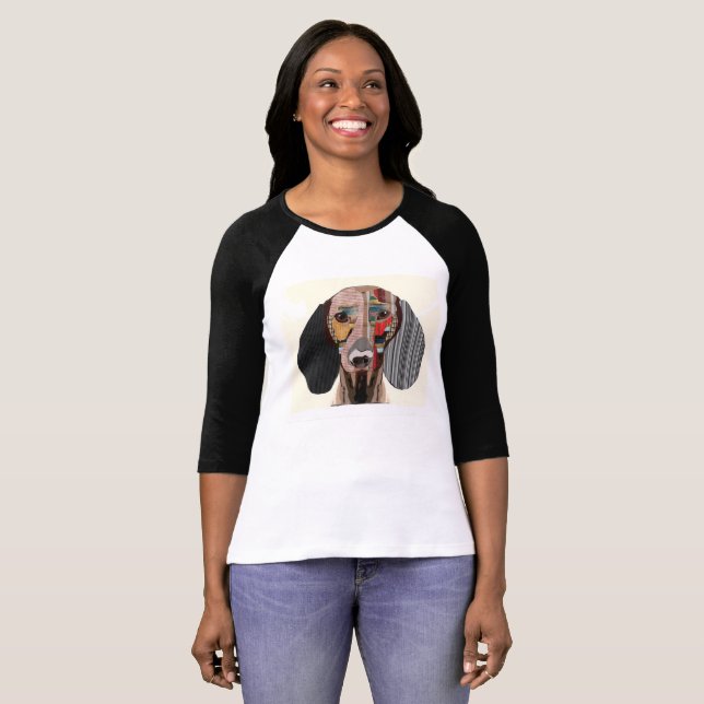 Camiseta I love Dashhound (Frente Completa)
