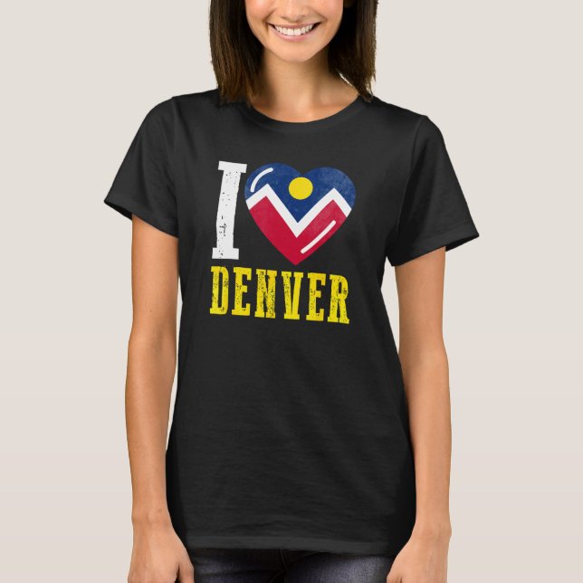 Camiseta I love Denver (Frente)