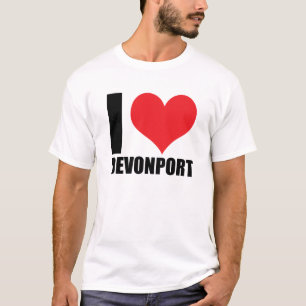 Camiseta I love Devonport