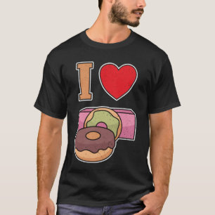 Camiseta I love donuts