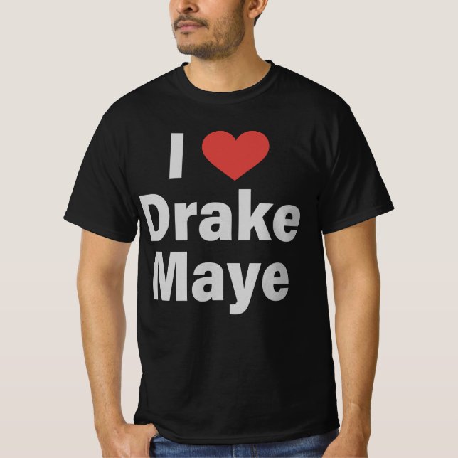 Camiseta I Love Drake Maye (Frente)