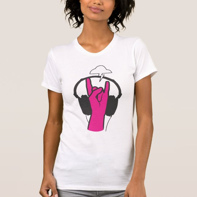 Camiseta I love Electro CMYK COLLECTION (Frente)
