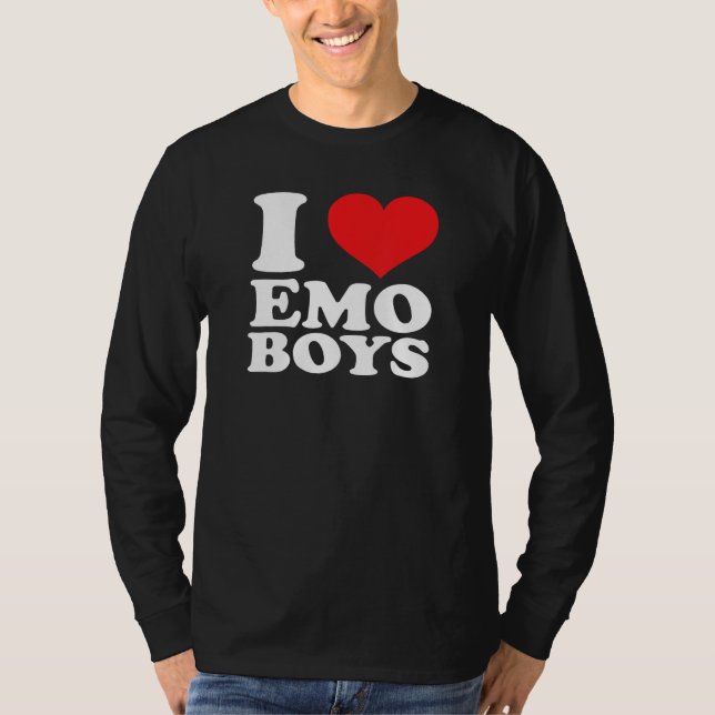 Camiseta I Love Emo Boys (Frente)